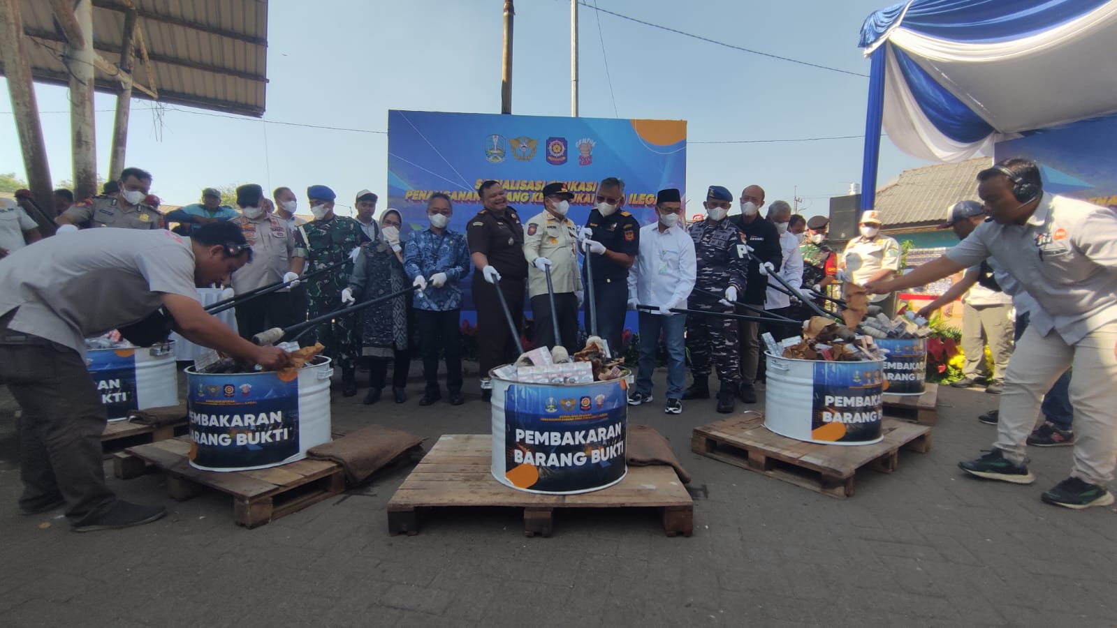 East Java Customs Destroys 13 Million Illegal Cigarettes Worth Billions of Rupiah