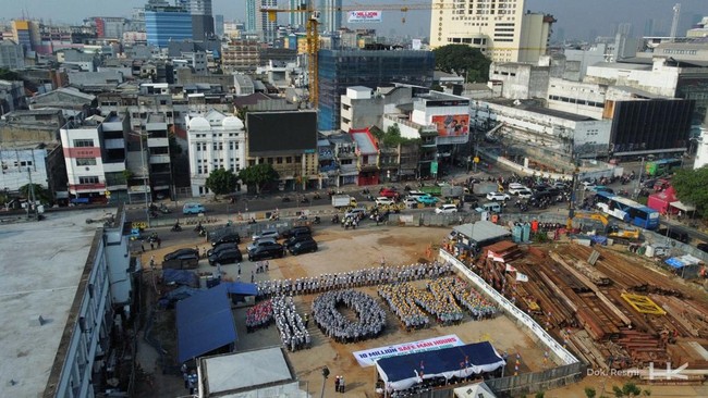 Hutama Karya Records 10 Million Safe Man-Hours on Jakarta MRT Project