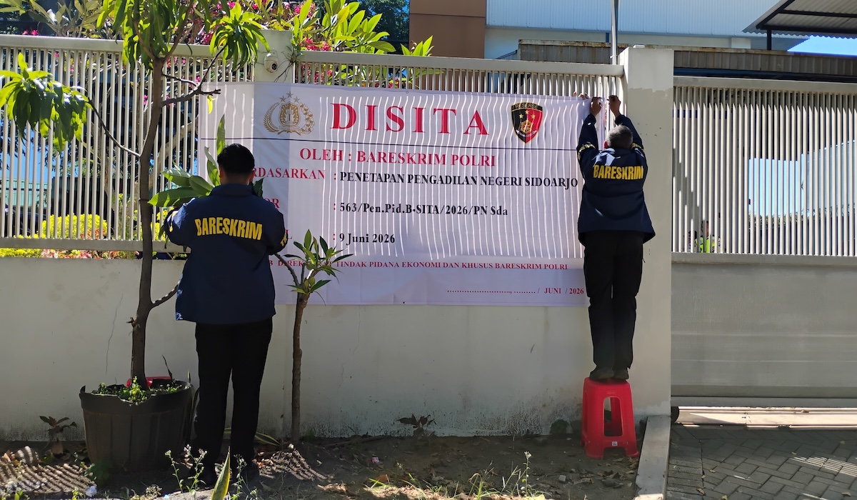 Bareskrim Seizes Illegal Gold Refinery Worth Rp114 Billion in Sidoarjo