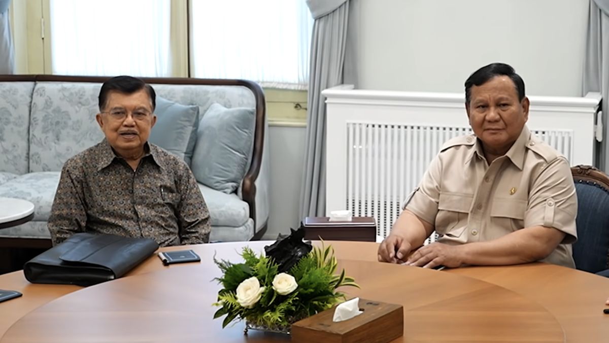Prabowo and Jusuf Kalla Hold Serious Talks at Palace: What Was Discussed?
