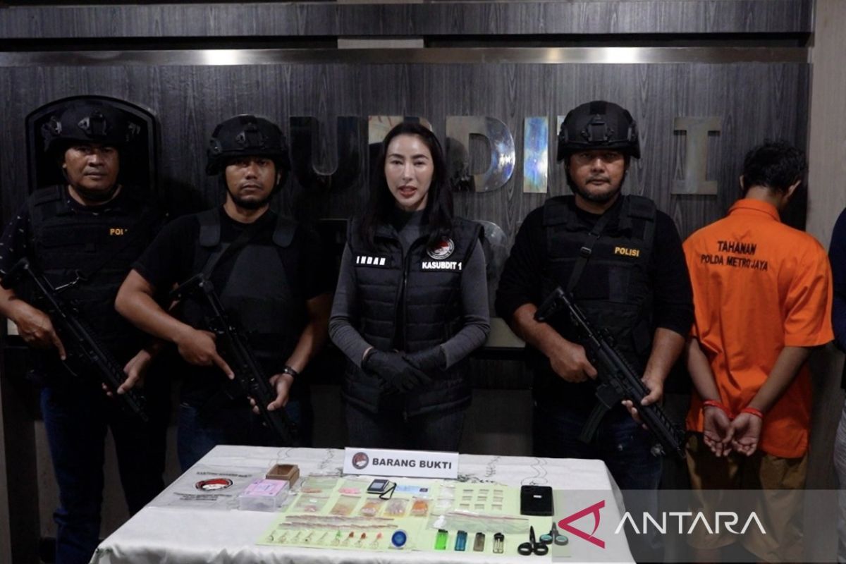 Polda Metro Jaya Arrests Meth and Ecstasy Dealer in West Jakarta