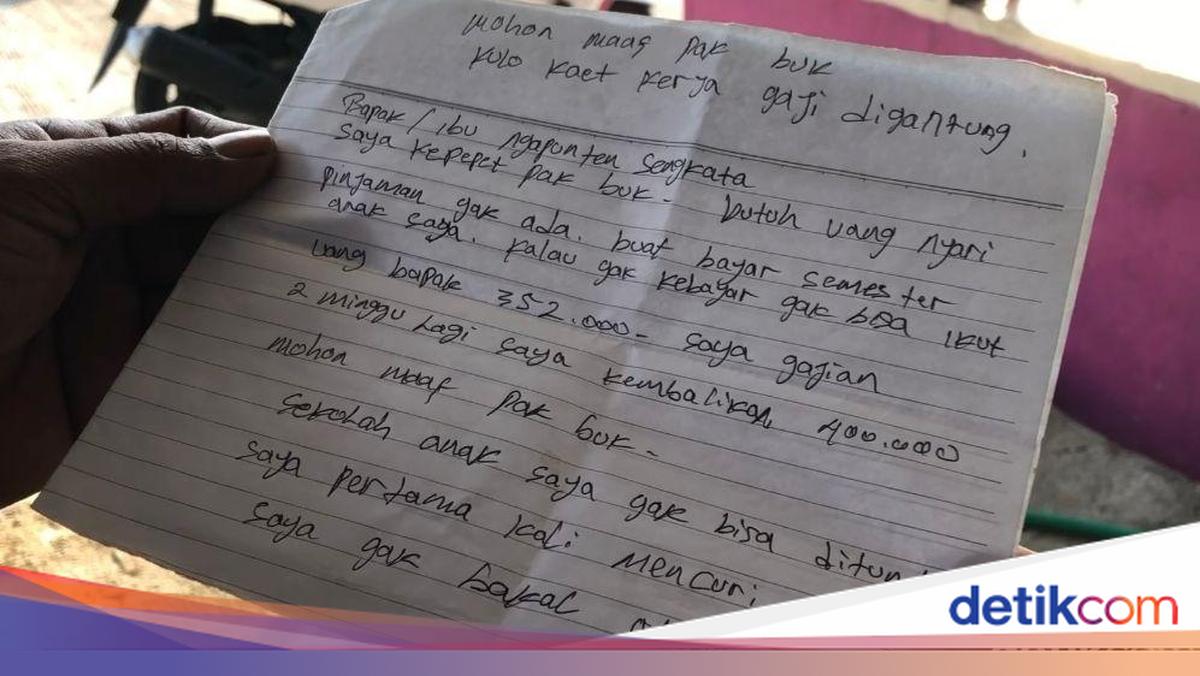 Unusual Act: Grocery Store Thief Apologises Through a Letter
