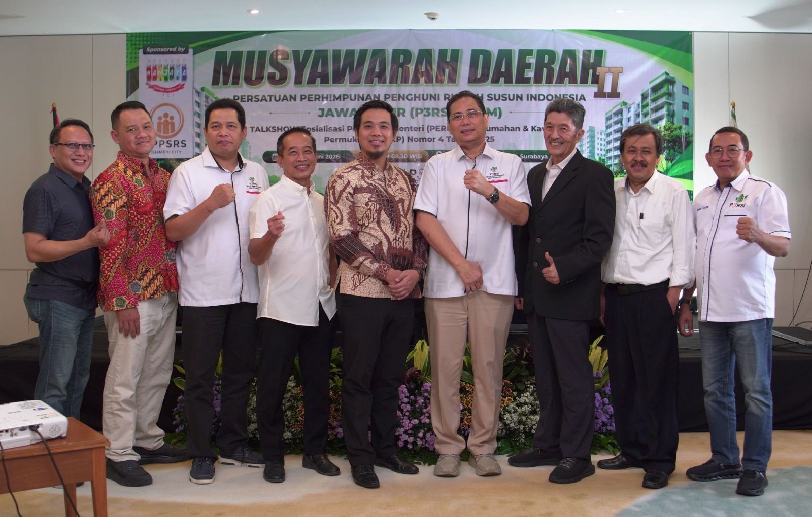 Vertical Housing Grows, P3RSI East Java Strengthens Organisation with New Leadership