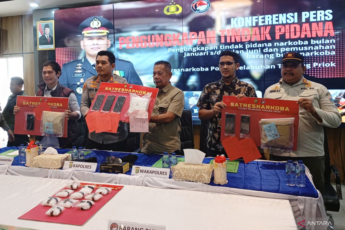 Etomidate trafficking dominates drug seizures at Tanjung Priok Police