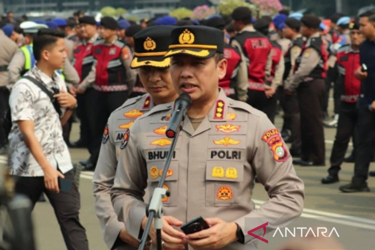 Polda Metro Jaya explains legal basis for restricting protests at Bundaran HI