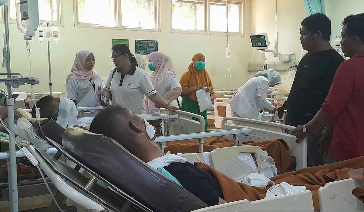 Explosion on KMP Aceh Hebat 2 at Ulee Lheue Port Injures 15