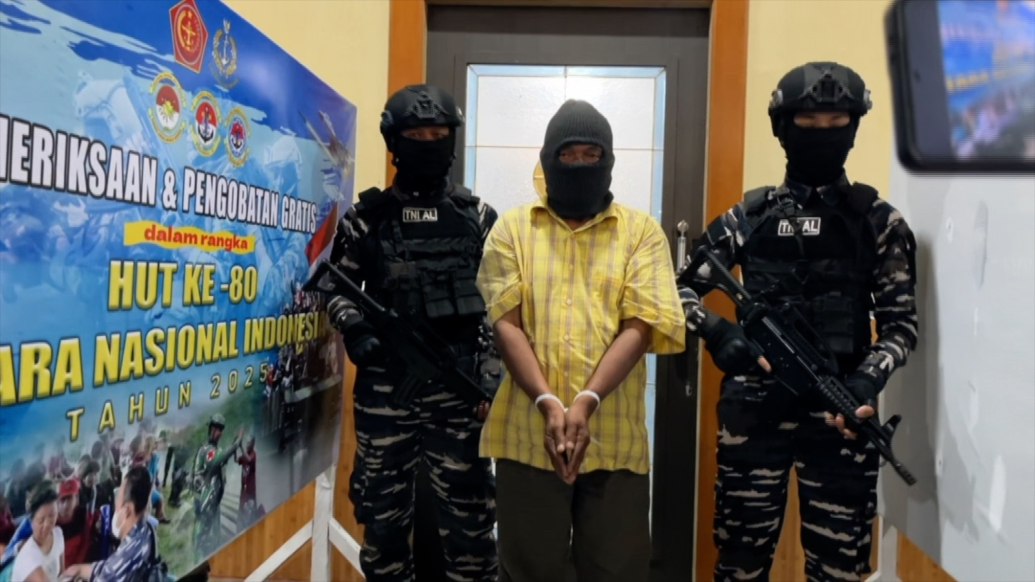 Lanal TBK Arrests Drug Smuggler Posing as Fisherman from Malaysia