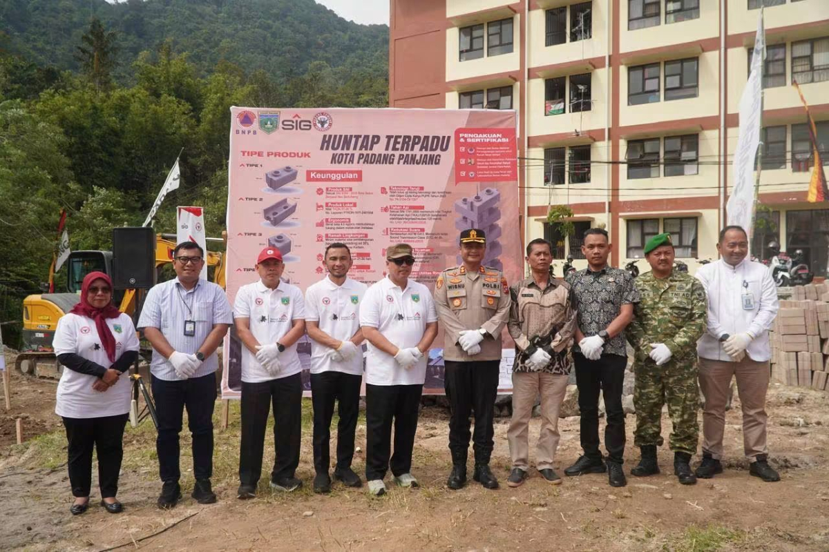 Padang Panjang City Government Builds 10 Permanent Homes for Flash Flood Victims
