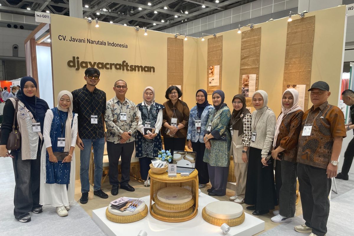 Indonesian Home Decor Products Exhibited in Tokyo