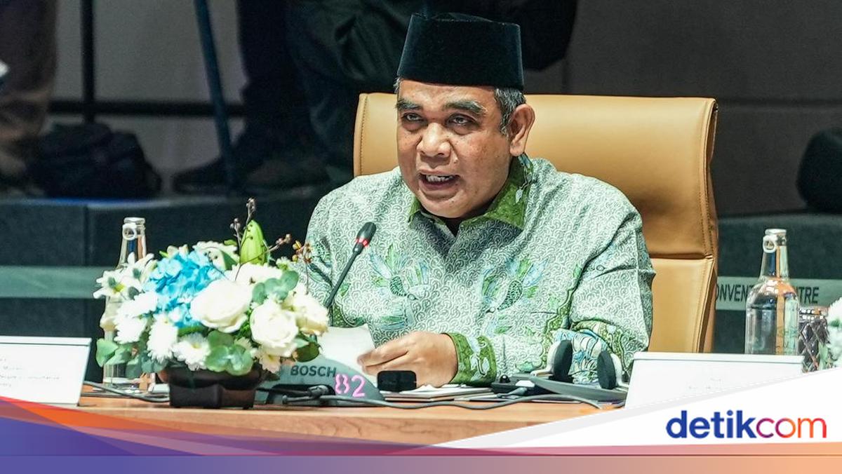 MPR Speaker Ahmad Muzani Addresses Islamic Progress and Palestinian Independence at World Mufti Forum