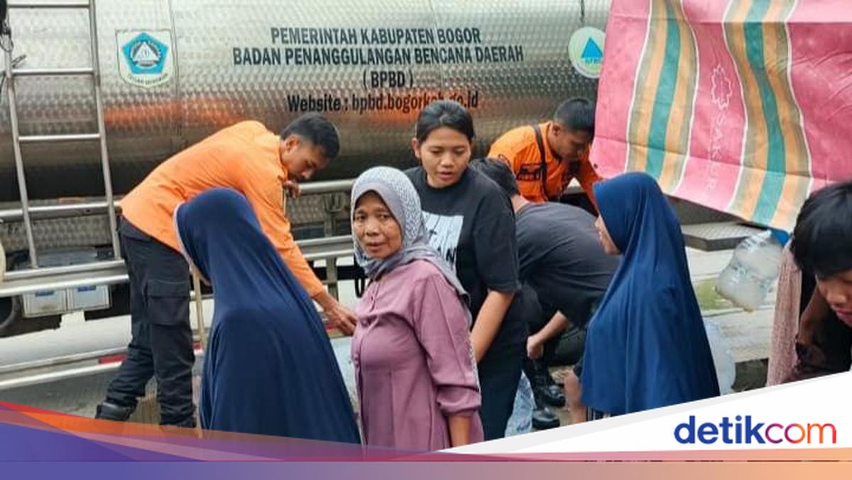 217 Residents in Nanggung, Bogor Affected by Drought, BPBD Distributes Clean Water