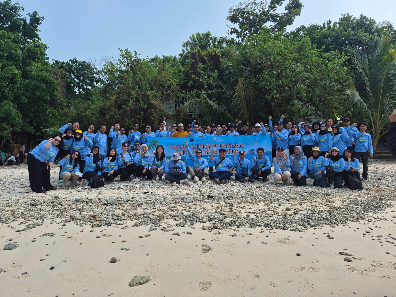 Celebrating World Environment Day, Hundreds of Sea Almond and Coconut Trees Planted on Merak Island