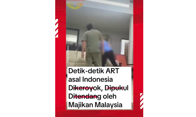 Viral: Indonesian Migrant Worker Assaulted in Malaysia, Four Suspects Arrested