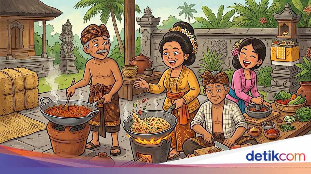 Getting to Know Mebat, the Communal Cooking Tradition Ahead of Galungan in Bali