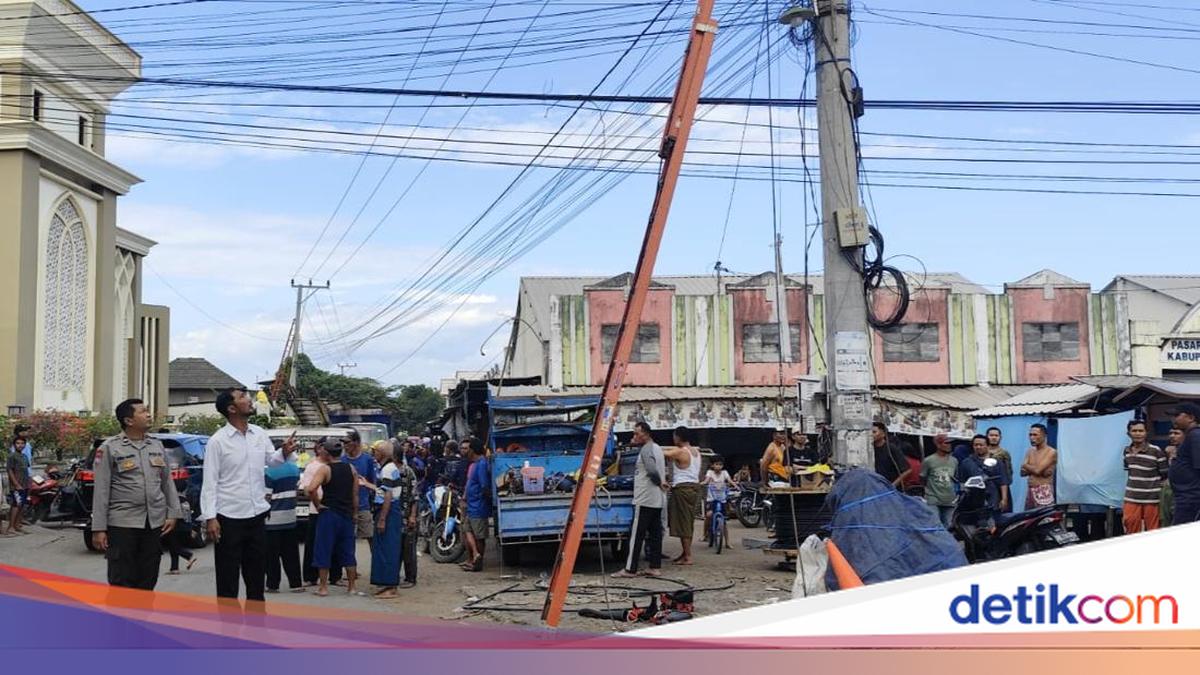 Chronology of PLN Officer Electrocuted While Repairing Electricity in East Lombok