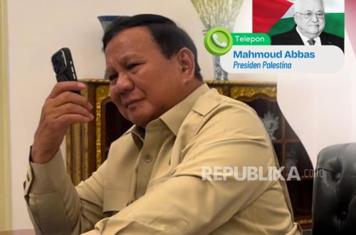 Prabowo Receives Call from Mahmoud Abbas, Reaffirms Support for Palestine
