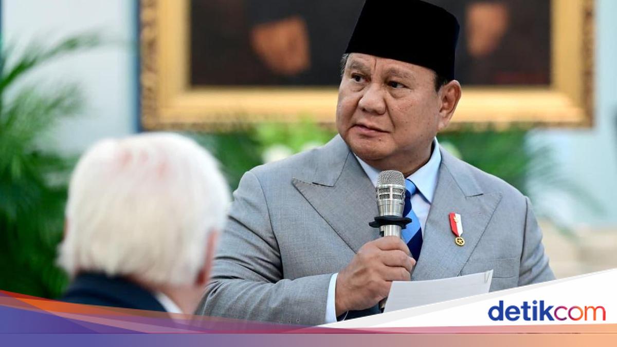 Hosting President Steinmeier, Prabowo Recounts His 1981 Training Experience in Germany