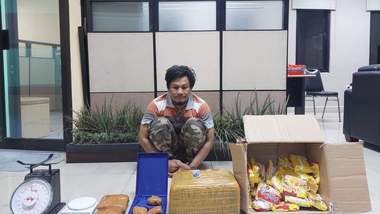 Bareskrim Uncovers 'Instant Noodle Cannabis' Modus from Pekanbaru to Malang, Courier Arrested
