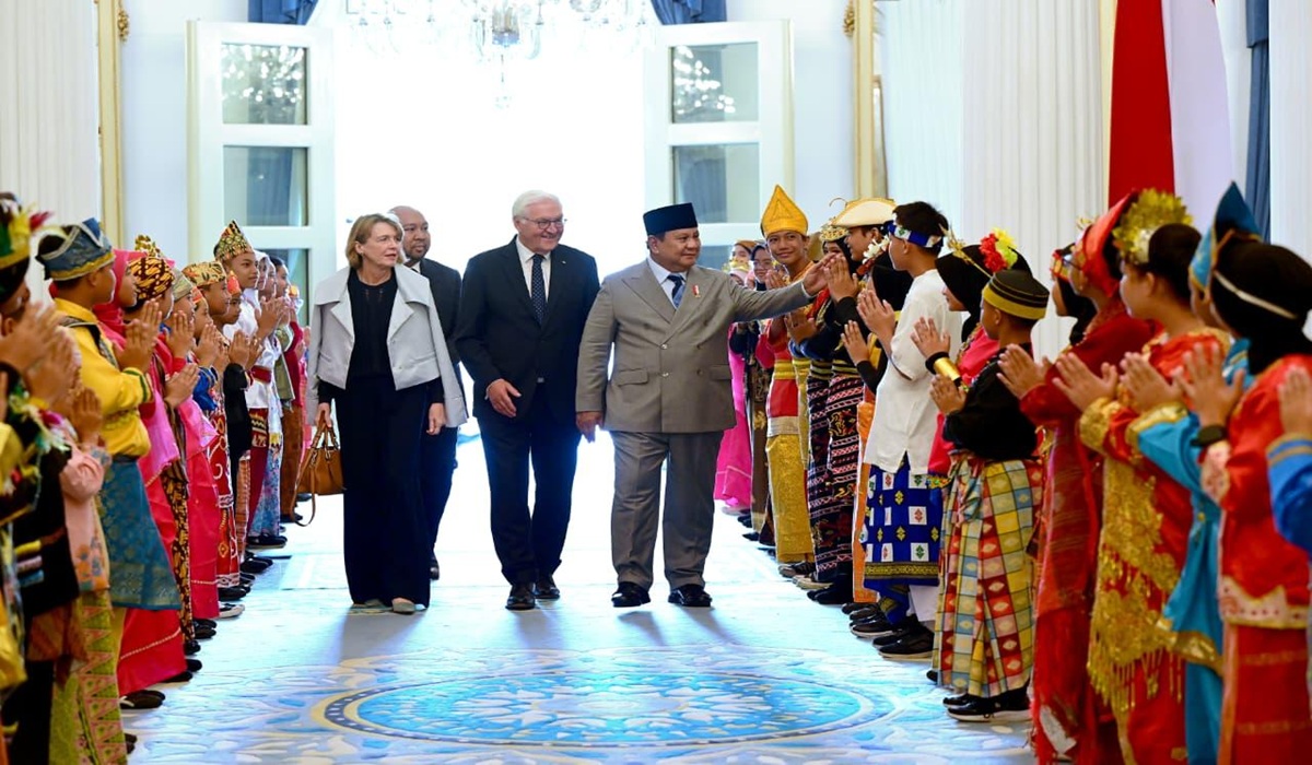 Prabowo Hosts German President at Palace: Emphasises Innovation and Long History