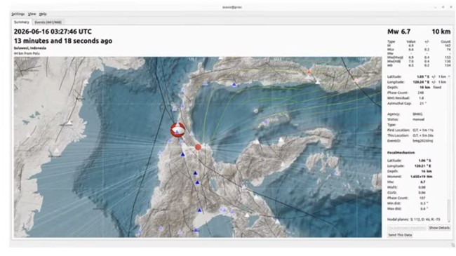 Palu Earthquake M6.7 Has No Tsunami Potential, BMKG Advises Residents