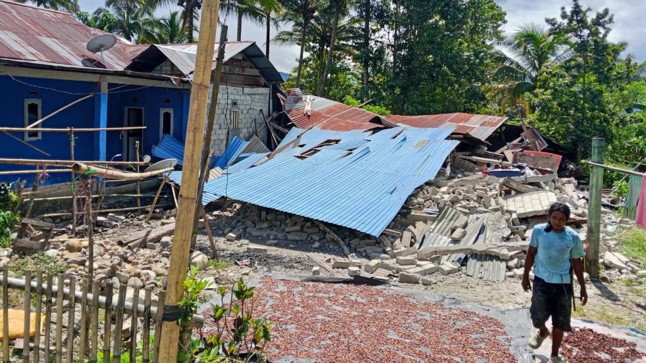 BNPB: One Person Killed in Central Sulawesi Earthquake