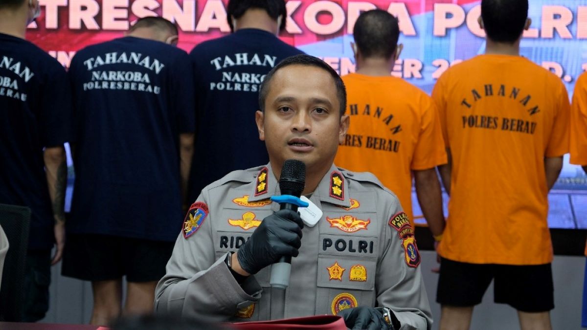 Berau Police Foil 8 kg Methamphetamine Distribution Network Controlled from Tarakan Prison