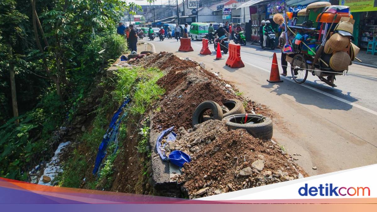 Bogor's Collapsed Retaining Wall Repaired with Rp 5.4 Billion Budget