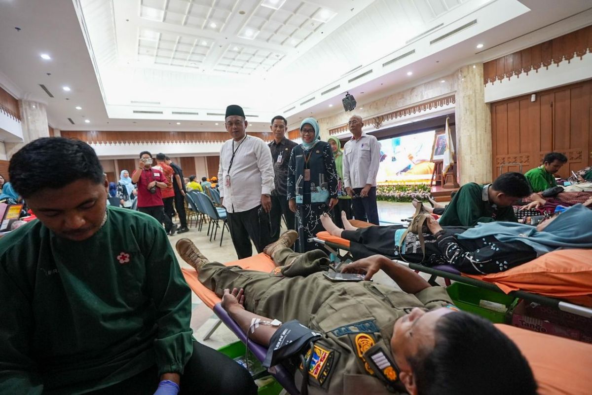 North Jakarta Administration Holds Blood Donation Drive to Celebrate Jakarta's 499th Anniversary