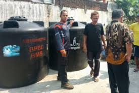 BPBD Prepares Water Tanks for Drought-Prone Areas