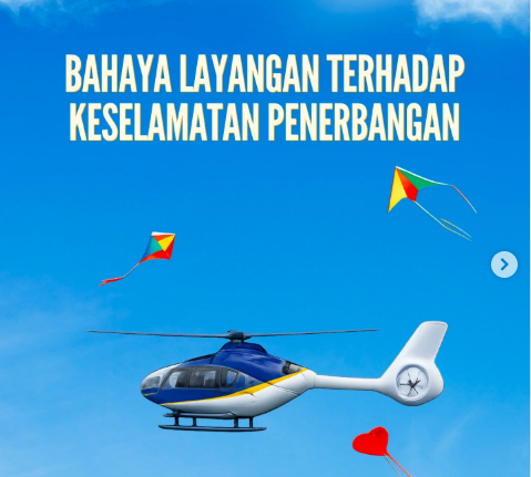 Kites Disrupt Flights, Supadio Airport Receives Five Safety-Threatening Reports