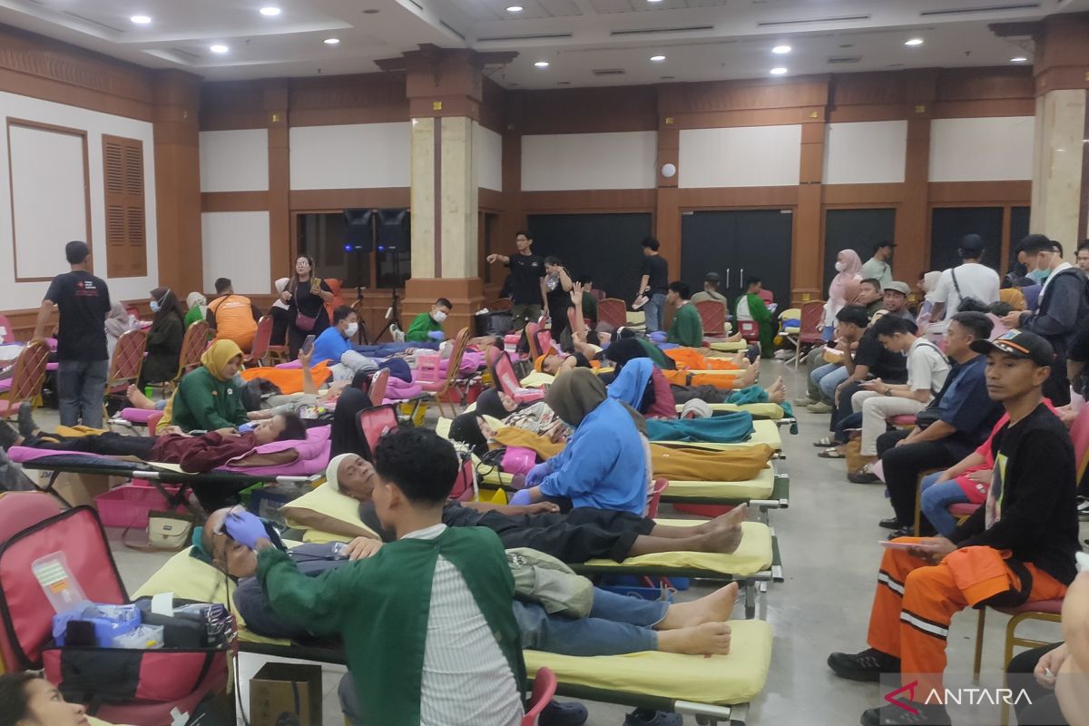 West Jakarta City Government Holds Blood Donation Drive to Celebrate Jakarta's 499th Anniversary