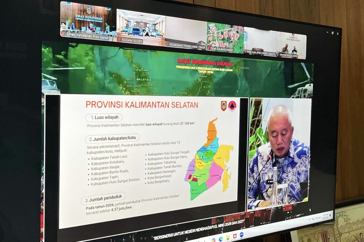 South Kalimantan Government Designates Three Priority Areas for Forest and Land Fire Management