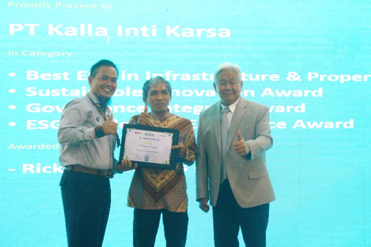 PT Kalla Inti Karsa Wins Four Indonesia Sustainability Awards