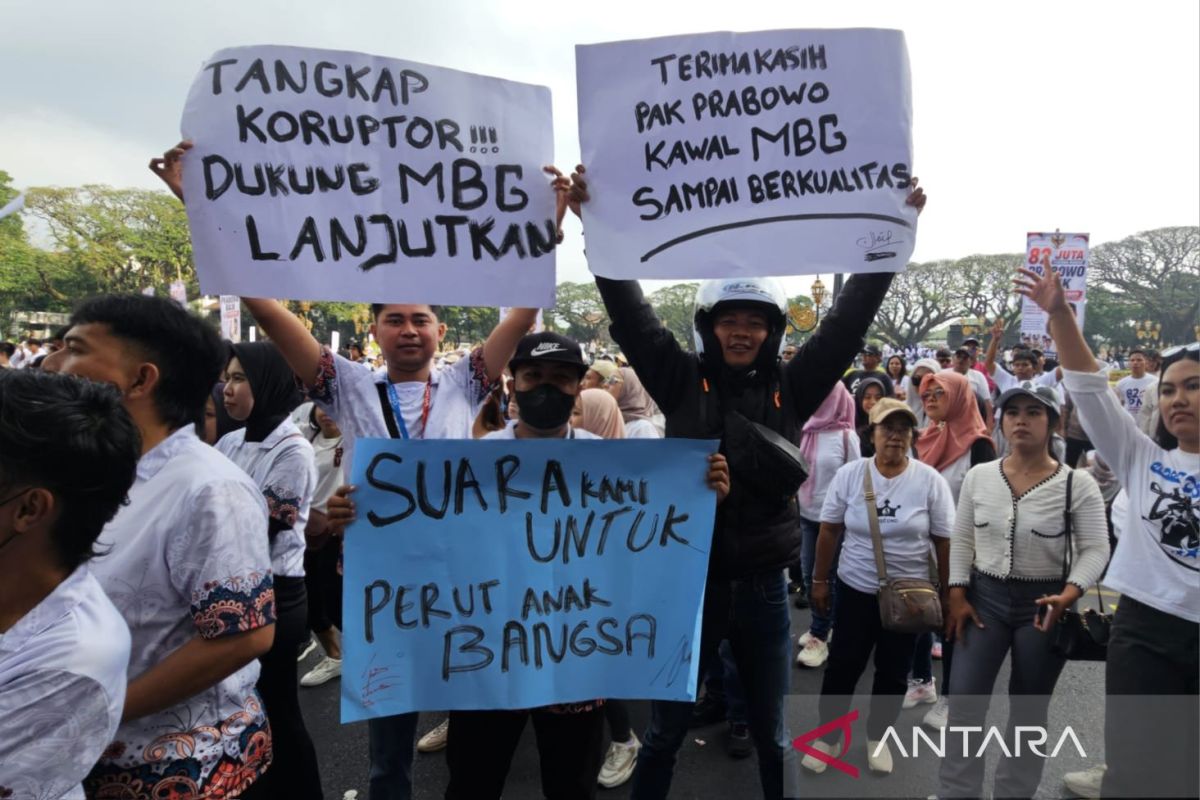 Action Mass in Malang Supports Continuation of Free Nutritious Meal Programme