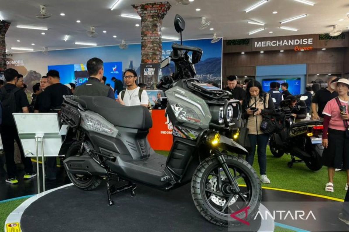 Indomobil eMotor Launches Tyranno X Electric Motorcycle at Jakarta Fair
