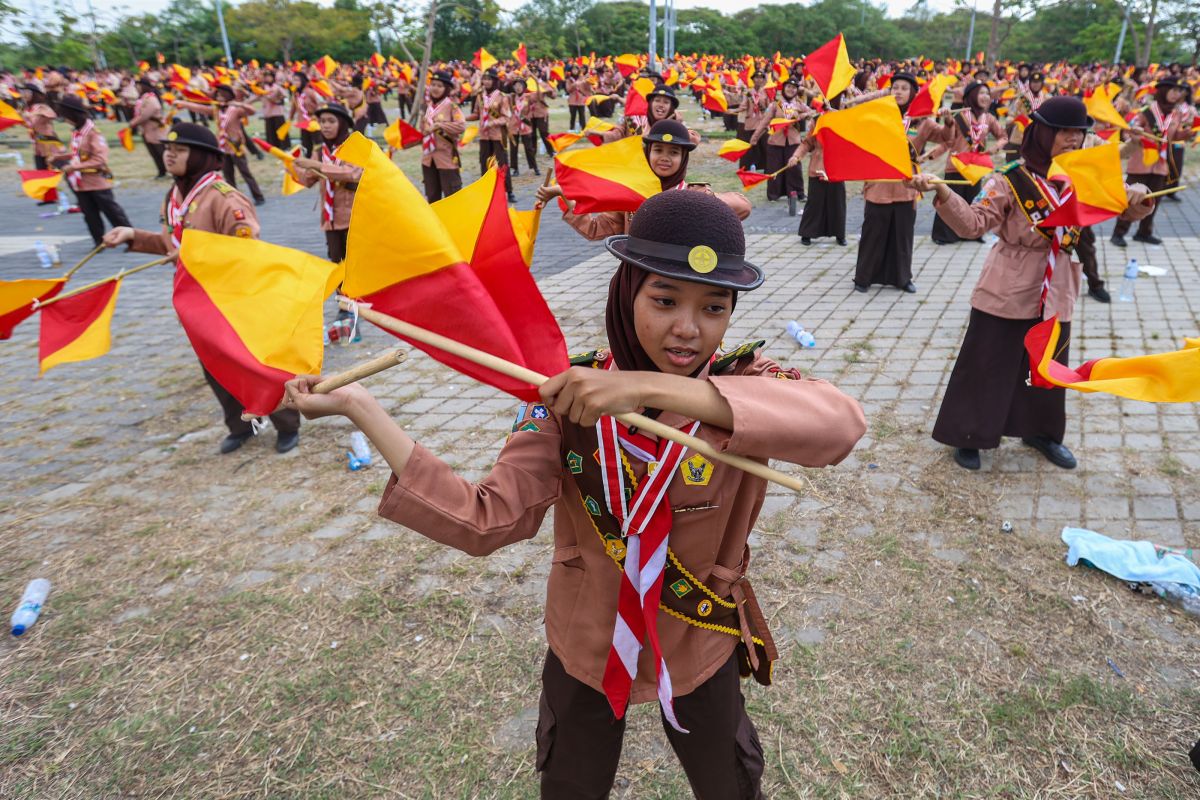 Surabaya Scouts Achieve Three MURI Records for Largest Participation