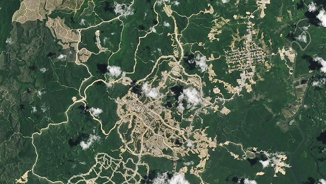 NASA Sensors Reveal Drastic Transformation of Nusantara Capital City from the Sky