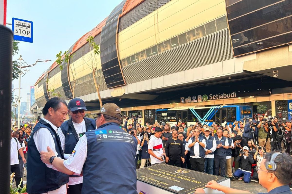 KPK and Jakarta Government Inaugurate Setiabudi Integritas Bus Stop