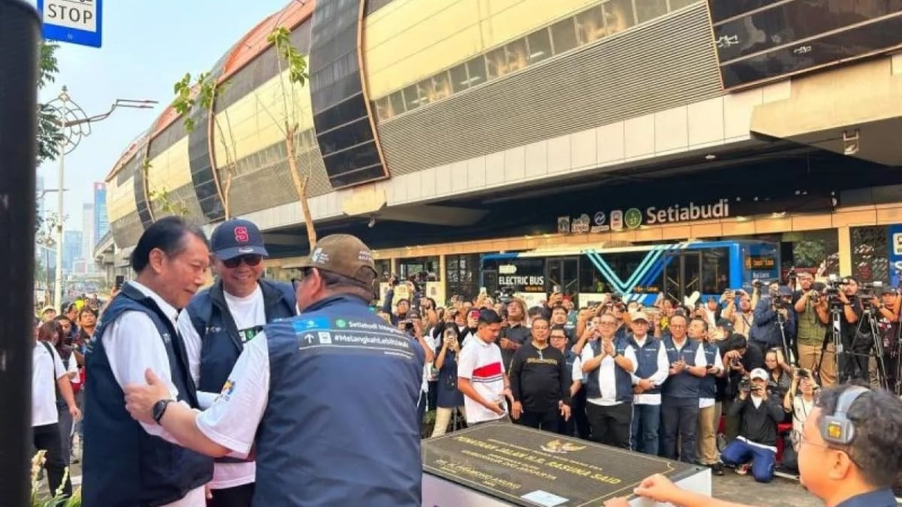 Transjakarta's Setiabudi Bus Stop Officially Renamed Halte Integritas, KPK Aims to Keep Anti-Corruption Message in Public Memory