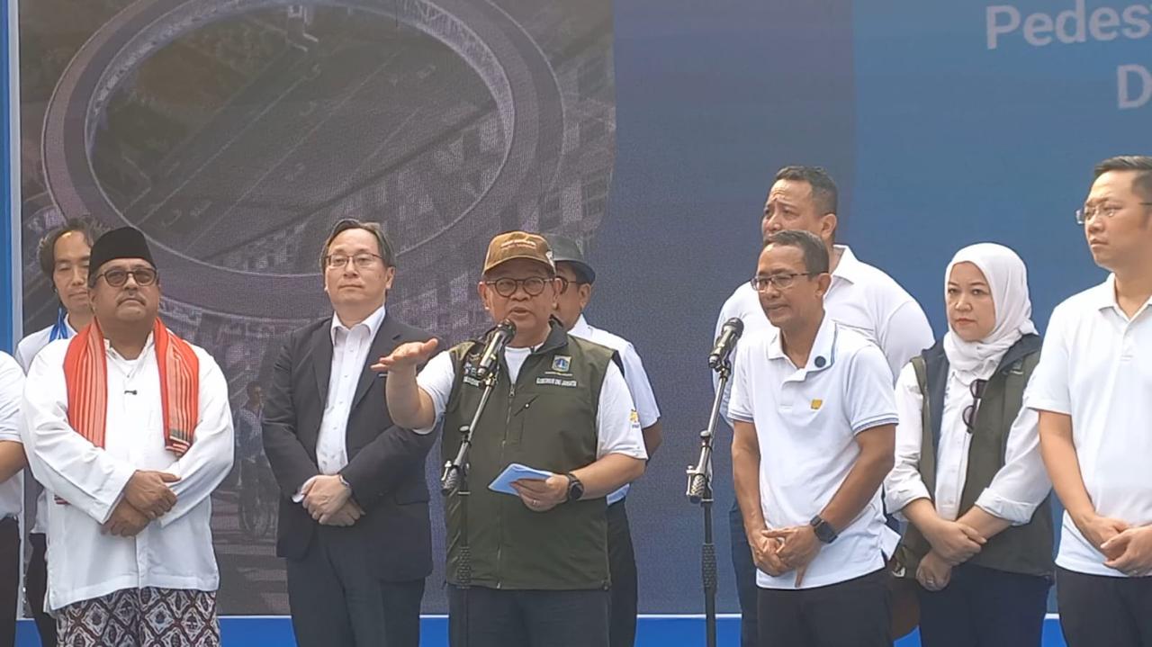 Groundbreaking of Dukuh Atas Bridge to Integrate Six Transport Services