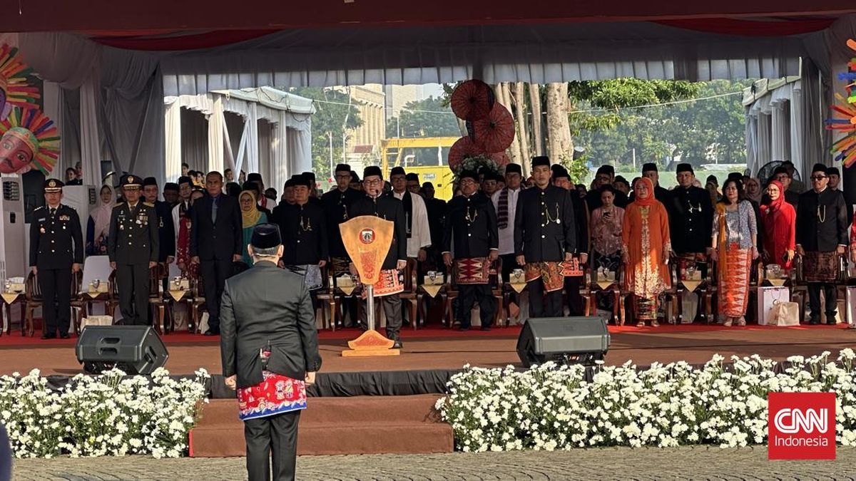 Si Doel Anak Betawi Song Enlivens Jakarta Anniversary Ceremony at Monas