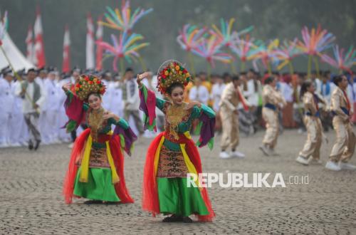 Festivities Mark Jakarta's 499th Anniversary at Monas
