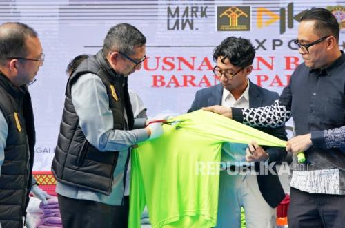 Hundreds of Counterfeit Lacoste Goods Worth Rp 1 Billion Destroyed