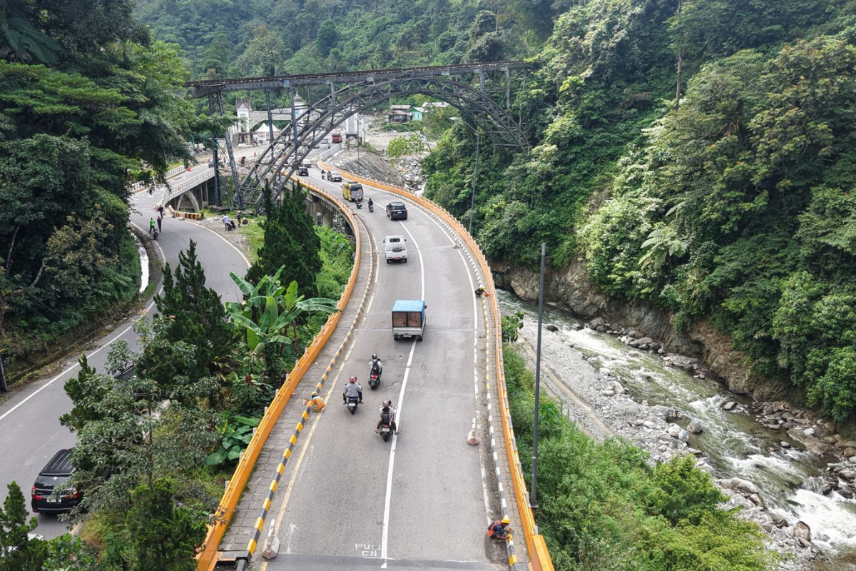 Lembah Anai Access Opens 24 Hours, Repair Progress Reaches 73 Percent