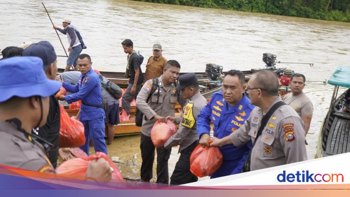 Riau Police Humanitarian Expedition Penetrates Remote Villages to Distribute Social Aid