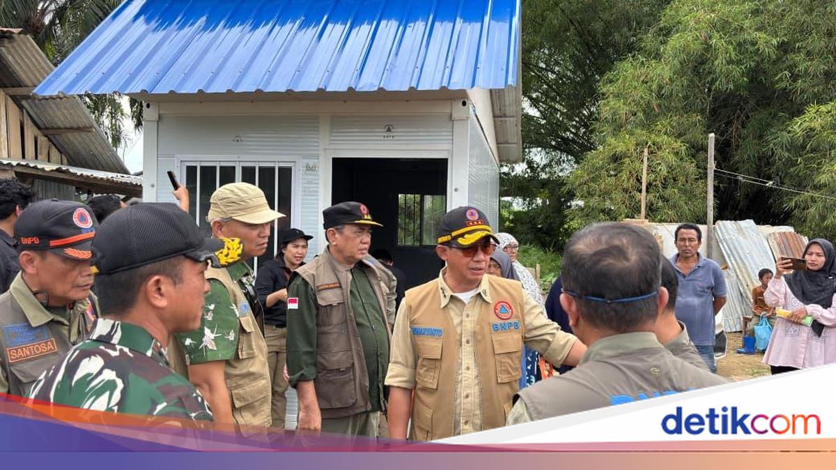 BNPB Accelerates Sumatra Recovery After Disasters, Temporary Housing 99.9% Complete