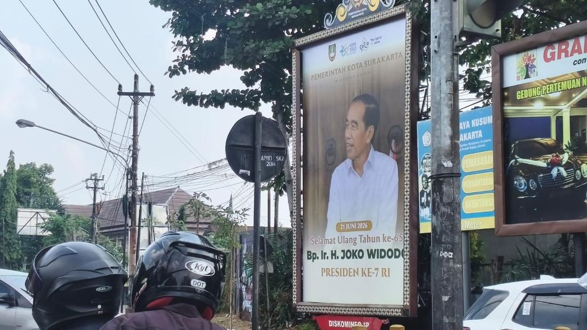 Solo City Government's Jokowi Birthday Billboards Draw Ire from Gerindra Party