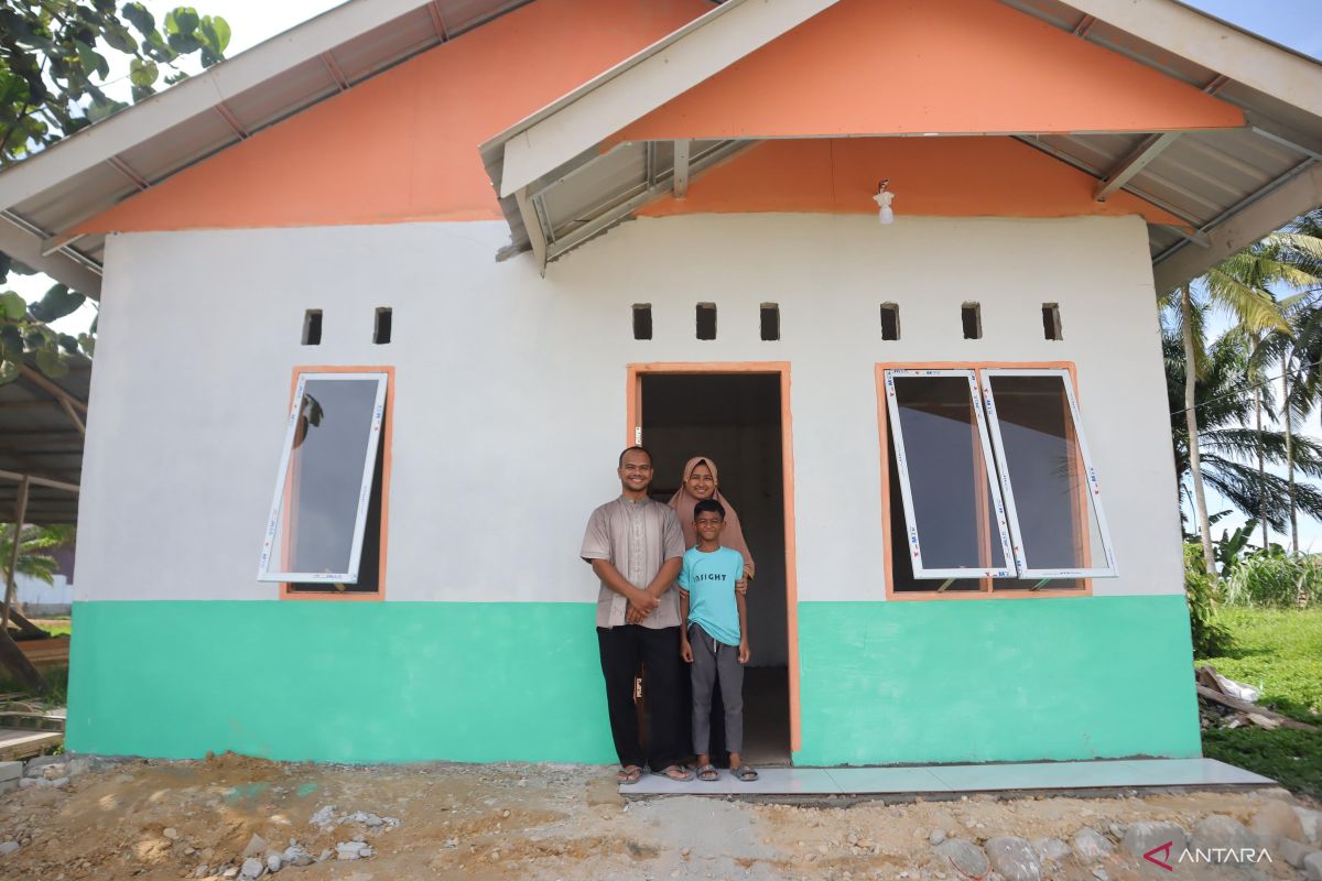 BNPB: Flood survivors in Aceh appreciate accelerated permanent housing construction