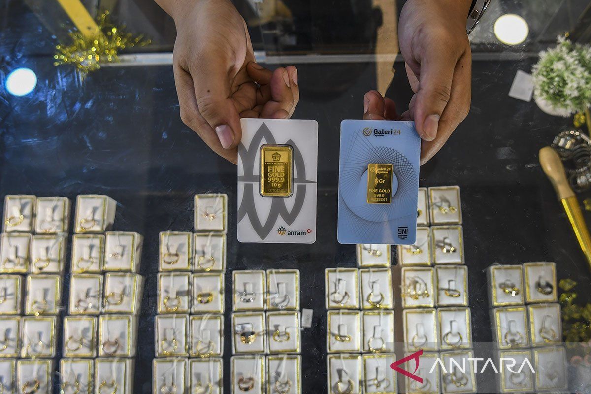 Gold Prices for UBS, Antam, and Galeri24 Rise at Pegadaian on Tuesday