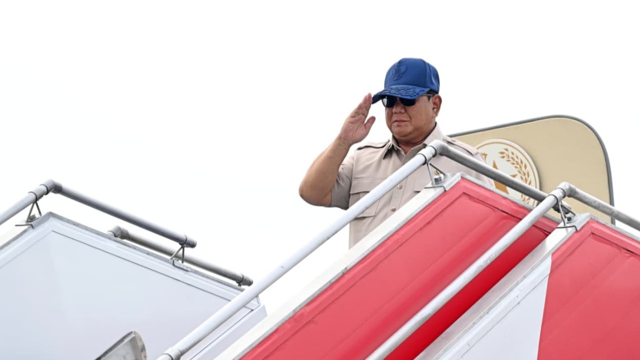 Prabowo Departs for East Java to Inaugurate Roads and Attend NU National Conference